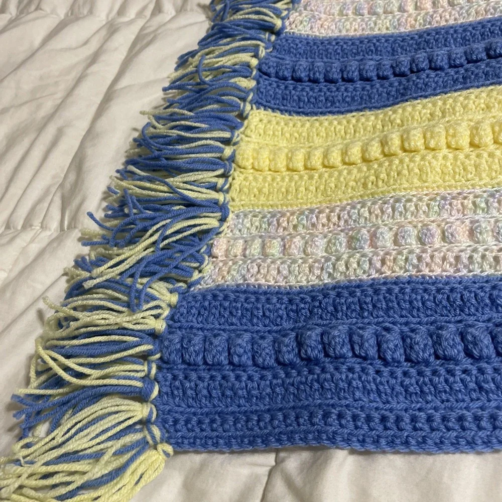 Handmade‎ Crochet Afghan Blanket 43